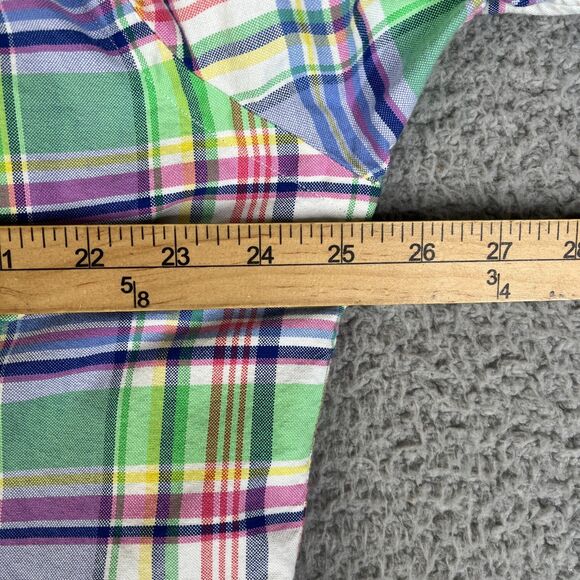 Ralph Lauren Shirt Men XL Green Purple Blue Oxford Long Sleeve Button Down - Picture 10 of 11